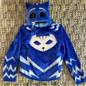 PJ Masks Catboy Blue Deluxe Dress Up Pretend Play Top & Mask/Halloween Costume